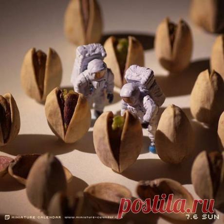 Крошечный мир японского художника из подручных предметов - Путешествуем вместе