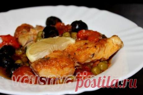 Как приготовить морской язык с овощами