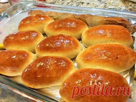 Домашние ПИРОЖКИ С КАПУСТОЙ в духовке. Объедение. Homemade buns with cabbage.
