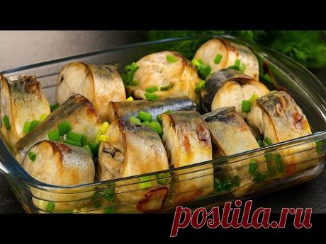 Божественная СКУМБРИЯ в духовке! Язык можно проглотить, как ВКУСНО!