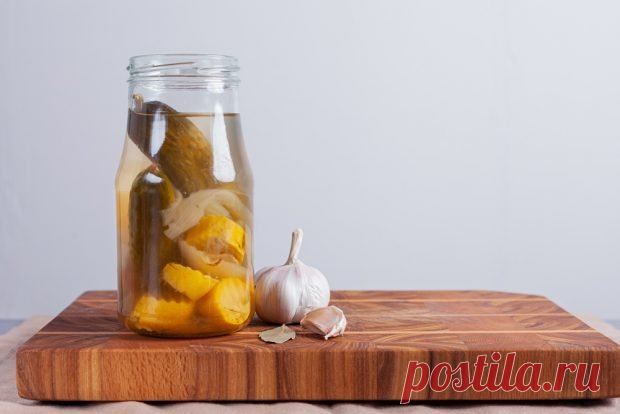 Салат из огурцов и патиссонов на зиму — Домашняя кулинария