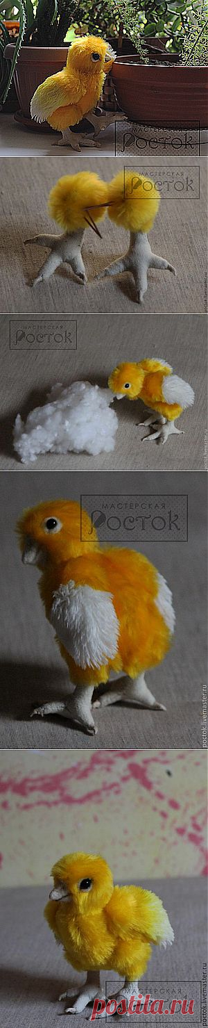 Мастер-класс Пасхальный цыпленок-тедди - Ярмарка Мастеров - ручная работа, handmade