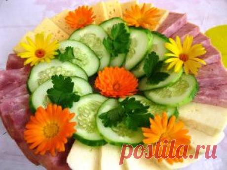 Красивые нарезки из овощей – идеи салатов и овощных нарезок | Милочка