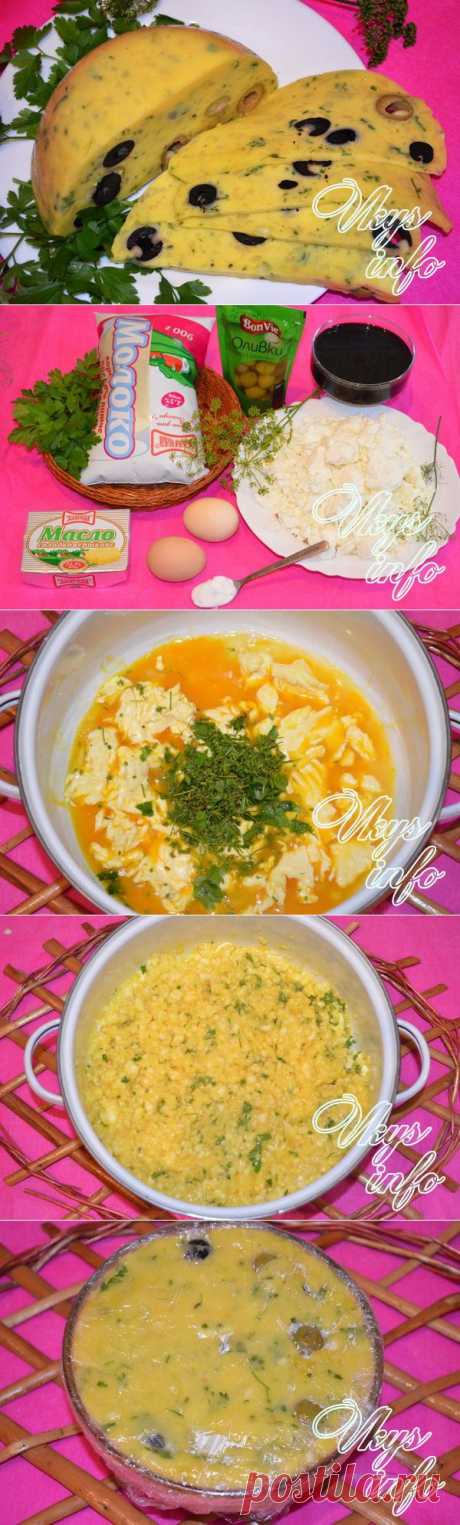 Вкусный твердый сыр в домашних условиях