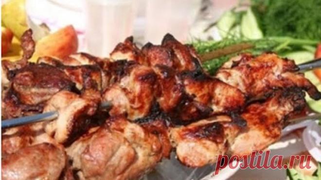 Рецепт быстрого маринования шашлыка. Вкусные блюда