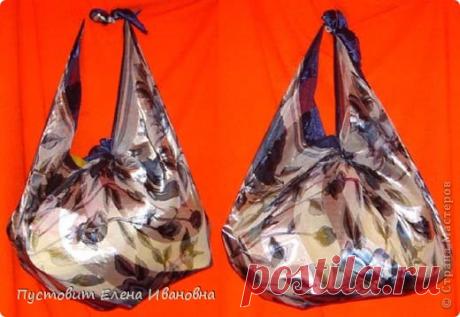 Старый добрый узелок или сумка из платка — Делаем руками