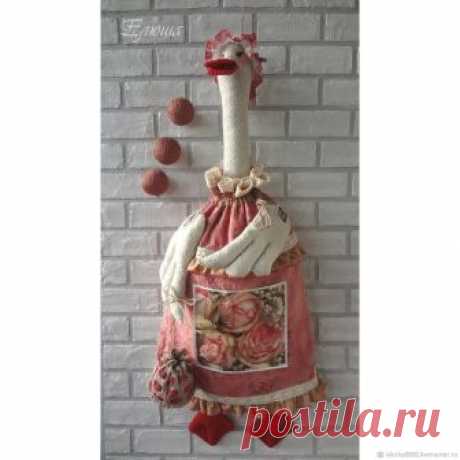 #Пакетница #пижамница #уточка Рози – купить в интернет-магазине на Ярмарке Мастеров с доставкой Пакетница уточка Рози - купить или заказать в интернет-магазине на Ярмарке Мастеров | Пакетница - пижамница нежнейшая уточка Рози носит…