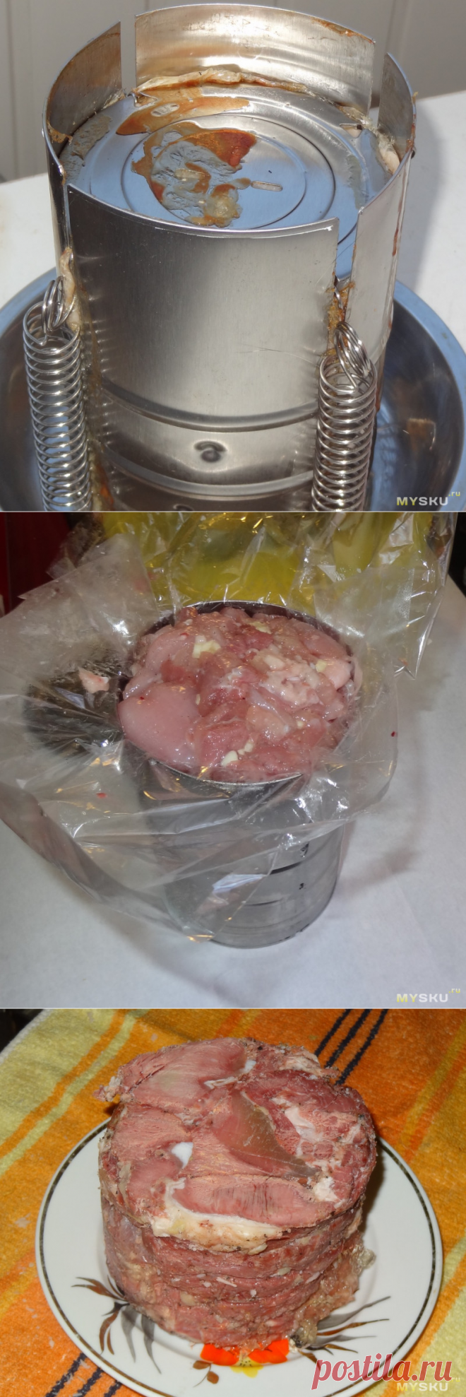 Ветчинница. Готовим буженину из куриных окорочков и забытый деликатес - прессованную говядину.