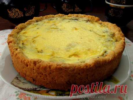 Постигая искусство кулинарии... : Амишский луковый пирог (Amish Onion Pie)