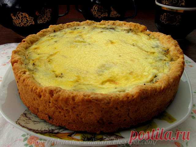 Постигая искусство кулинарии... : Амишский луковый пирог (Amish Onion Pie)
