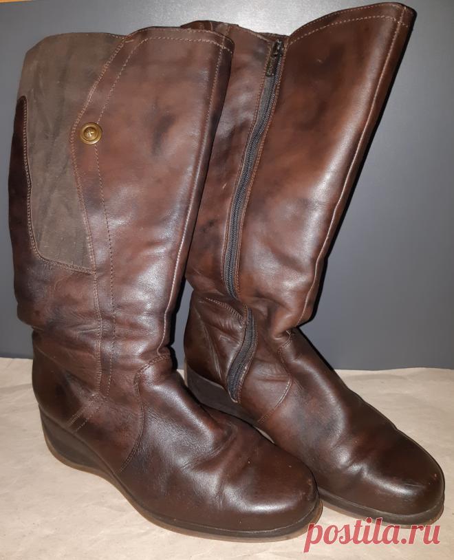 Зимние женские сапоги. Натуральная кожа, замша. Бренд Janita. Финляндия. Подкладка : мех. 40 размер. Мало б/употреблении. Новая обувь в сравнении : kc-shoesru/catalog/brands/janita/ 

 Цена : 2000 руб. 

Купить : 

 #ЗимниеЖенскиеСапоги #СапогиЗимниеJanitaФинляндия #СапогиНатуральнаяКожаЗамша #ЗимниеСапогиБрендJanita #СапогиЗимниеФинляндияЖенские