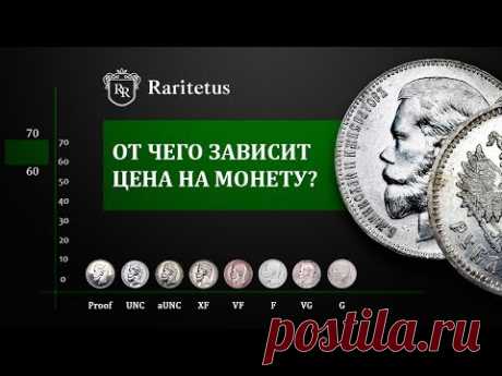 От чего зависит цена на монету (сколько стоит монета)
