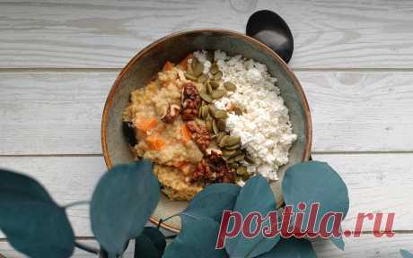 Мой ТОП ПП-БЛЮД в марте: тыквенная каша, запечённая индейка, имбирная горбуша, овсяная каша с рикоттой и др. | #homeaesthetics | Дзен