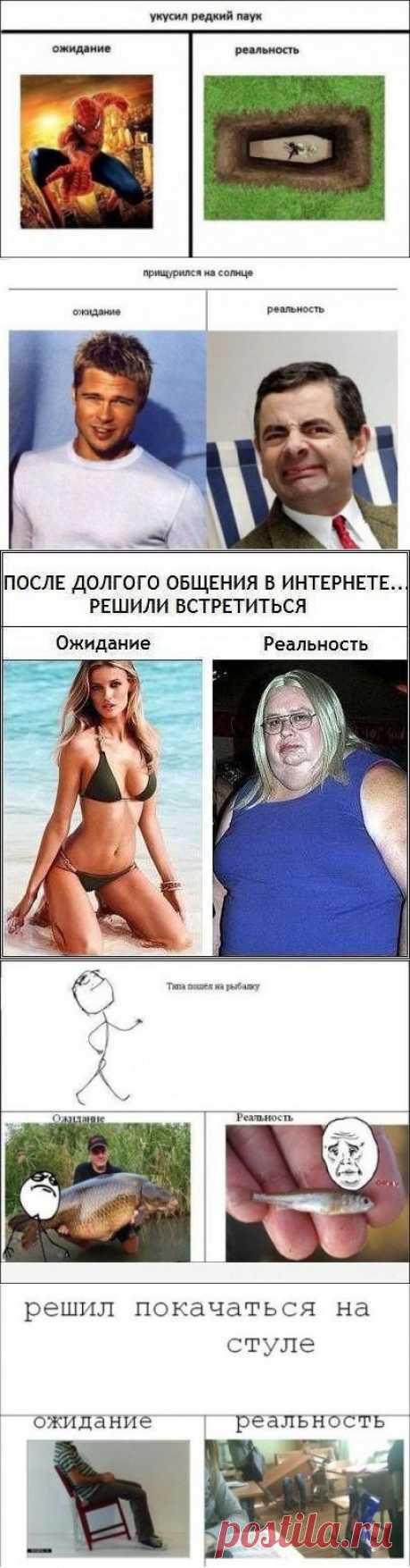 Ожидания vs. реальность (19 фото)