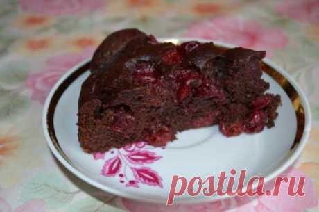 Круглый брауни с вишней — Gotowim-Live