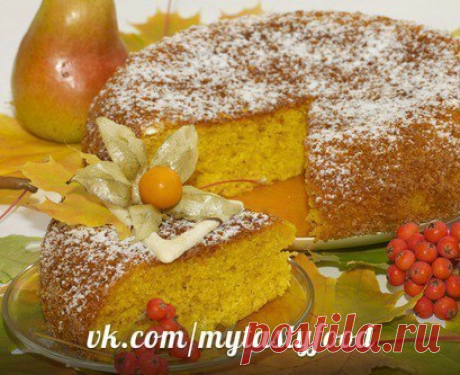 Тыквенный манник в мультиварке. → CHEF.tm — Лучшие рецепты
