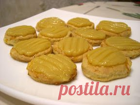 Тыквенное печенье с ирисками - Чадейка