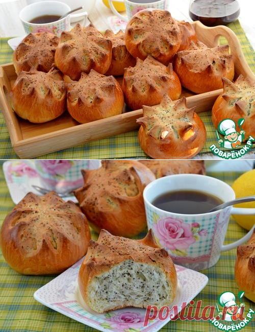 Булочки с маком - кулинарный рецепт