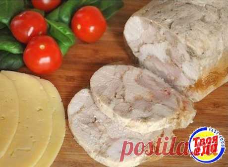 Замена колбасе — куриный рулет