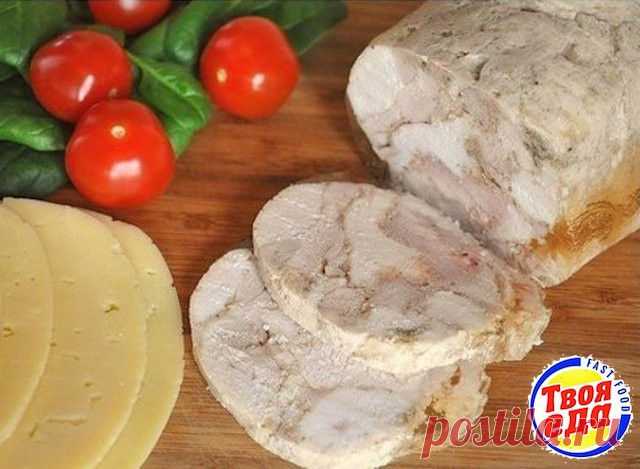 Замена колбасе — куриный рулет