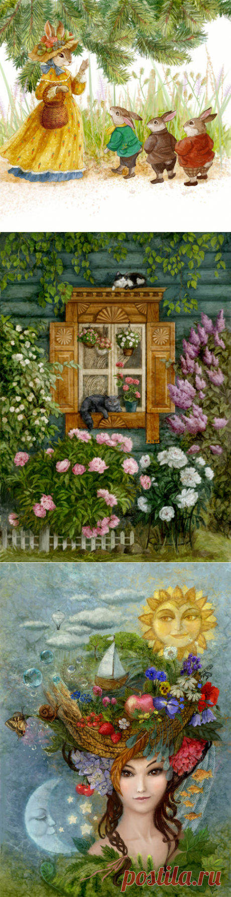 Егоренкова Галина.(Орел) Сказочные иллюстрации.1 часть.
