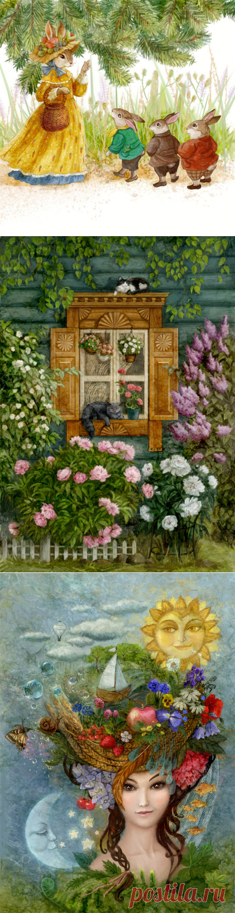 Егоренкова Галина.(Орел) Сказочные иллюстрации.1 часть.