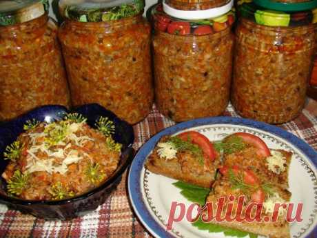 ЗАГОТОВКИ НА ЗИМУ.
 ИКРА ГРИБНАЯ.