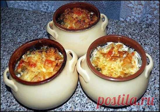 ВКУСНЫЙ УЖИН В ГОРШОЧКАХ!!!