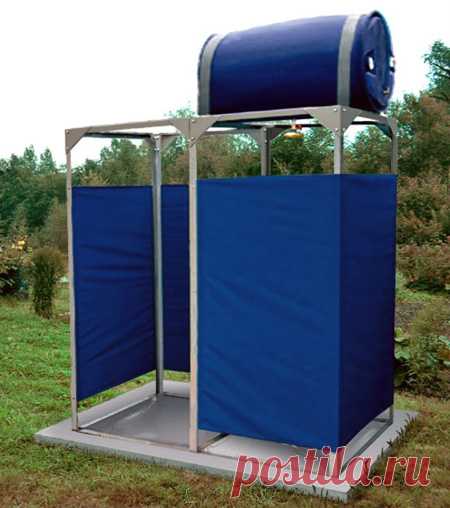 Літній душ своїми руками: ідеї та креслення | Опалення