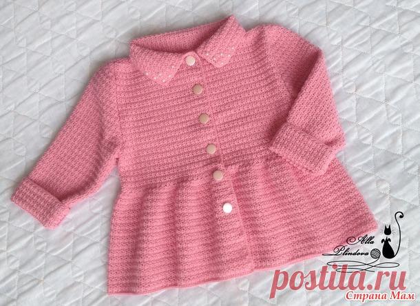 Кардиган (кофточка) для девочки - Вязание - Страна Мам