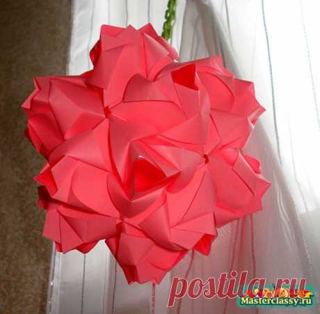 Кусудама - шар Мастер класс с пошаговыми фото