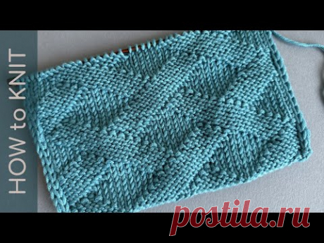 💎Осенний Теневой Узор: РОМБЫ в Глубоких Оттенках Океана🌊 Autumn Shadow Pattern: Diamonds knitting💎