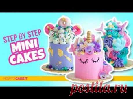 How To Make 3 AWESOME Mini Cakes & Donuts by Jyoti Nanra | How To Cake It Step By Step