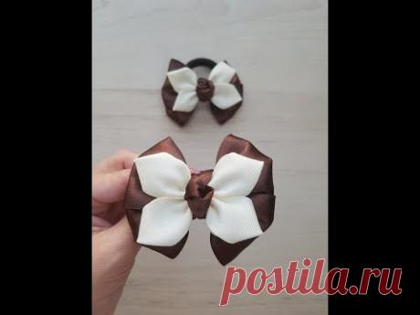 Stylish Brown Ribbon Bows for Pretty Girls