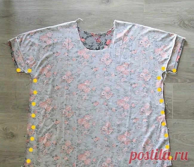 Трикотажная туника своими руками: простая выкройка и мастер-класс — Мастер-классы на BurdaStyle.ru