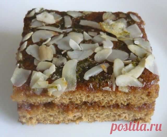 Кабачковый медовик  без растительного масла, к Медовому Спасу