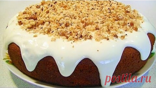 «Пятиминутка» – пирог к чаю за 5 минут (+время на выпечку) вкусный пирог по