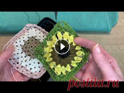 Бабушкин квадрат, кардиган для дочки...