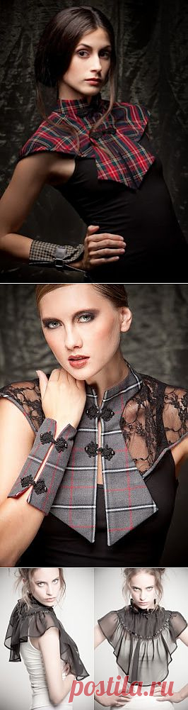 Бохо - мой стиль, моя жизнь.: Модные накладные воротнички от martheaime