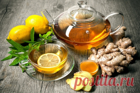 Имбирный чай с перцем и корицей