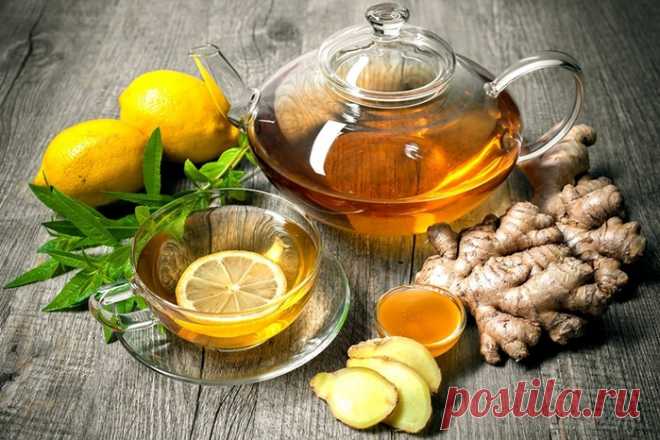 Имбирный чай с перцем и корицей