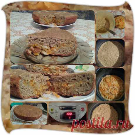 Овсяный пирог с капустой