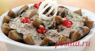 Сациви из грибов. - Рецепты - Доставка пиццы, обедов, суши, питьевой воды домой и в офис, банкет, кейтеринг, организация мероприятий в Петербурге