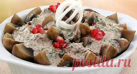 Сациви из грибов. - Рецепты - Доставка пиццы, обедов, суши, питьевой воды домой и в офис, банкет, кейтеринг, организация мероприятий в Петербурге