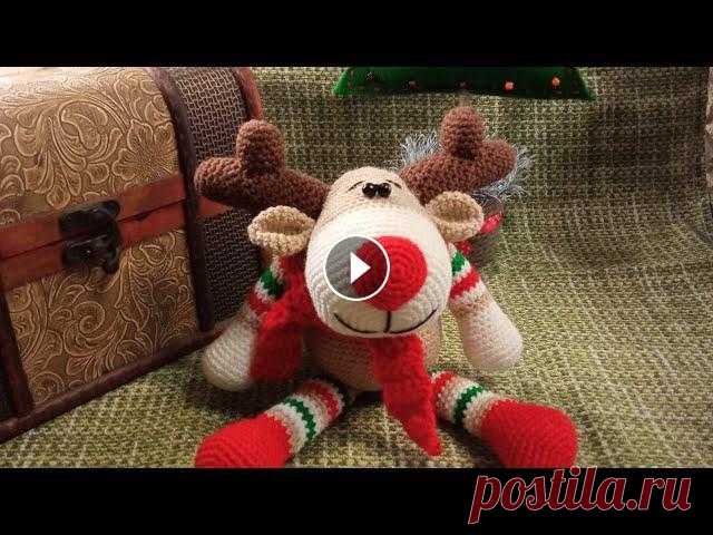 Олень крючком часть 3. Тело+сборка Завершающая часть новогоднего оленя крючком. Рост малыша около 20см(с учётом тех материалов, которые я использовала). Крючок 2 Пряжа акрил 200м-50гр. ...