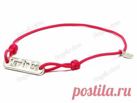 Браслет веревочный &quot;Let it be&quot; от Amorem