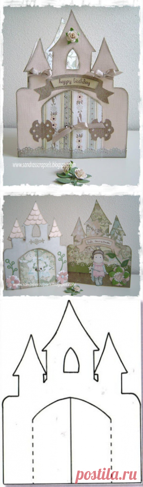 Sandra's Scrapsels: Kasteelkaart
