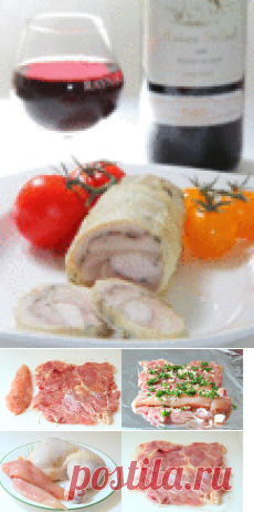 Куриный рулет в духовке ( или в пароварке) - просто СУПЕР! Можно просто «язык проглотить»