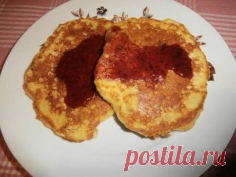 Оладьи из овсяных хлопьев