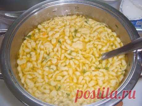 Суп с клёцками ( Spätzle)